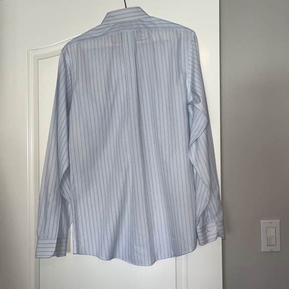 Brooks Brothers Pin Stripped Mens Long Sleeve Button Down Shirt - 16 36/37 - Picture 2 of 3